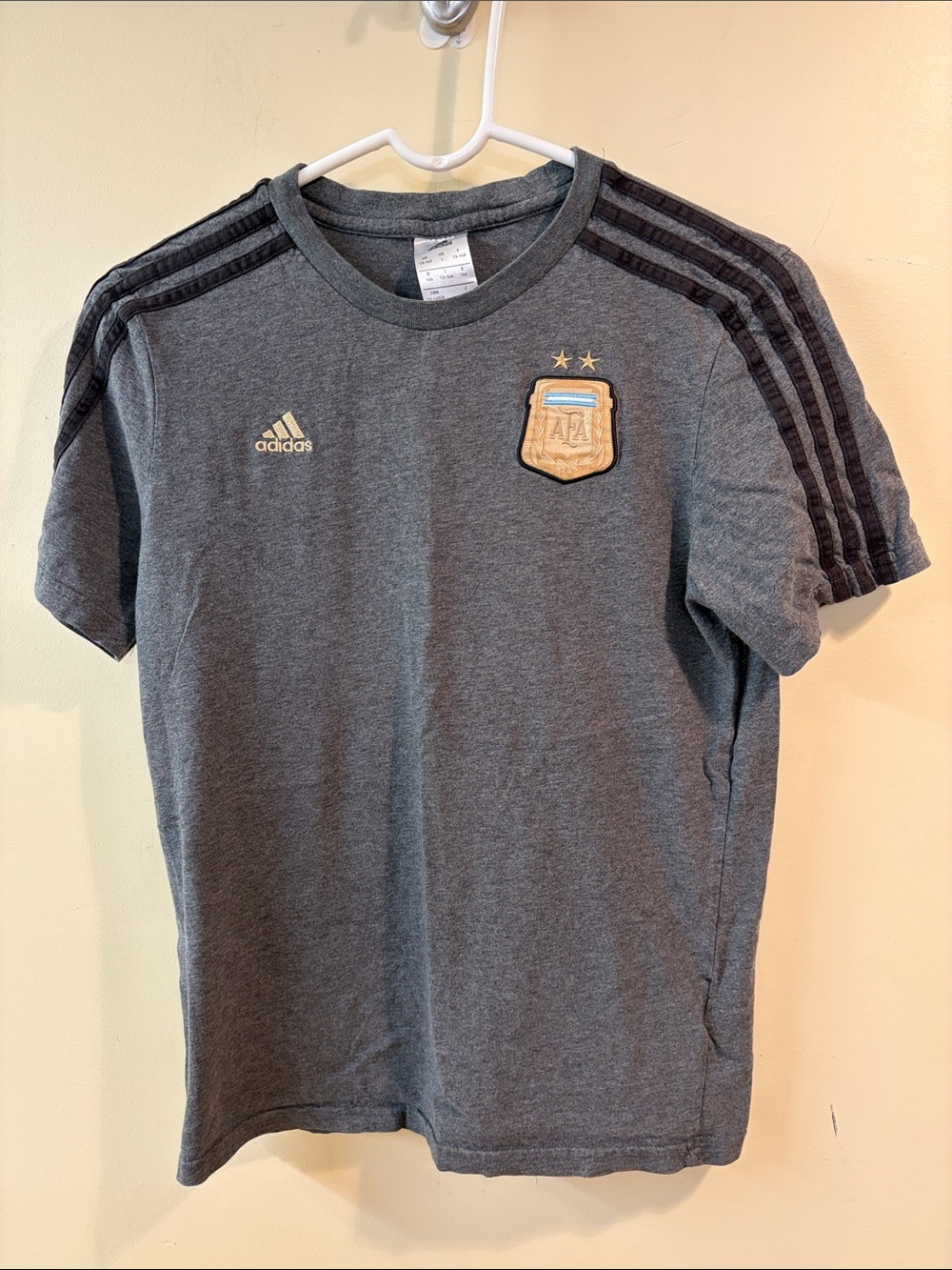 adidas  Argentina football futuring AFA football association crest Messi